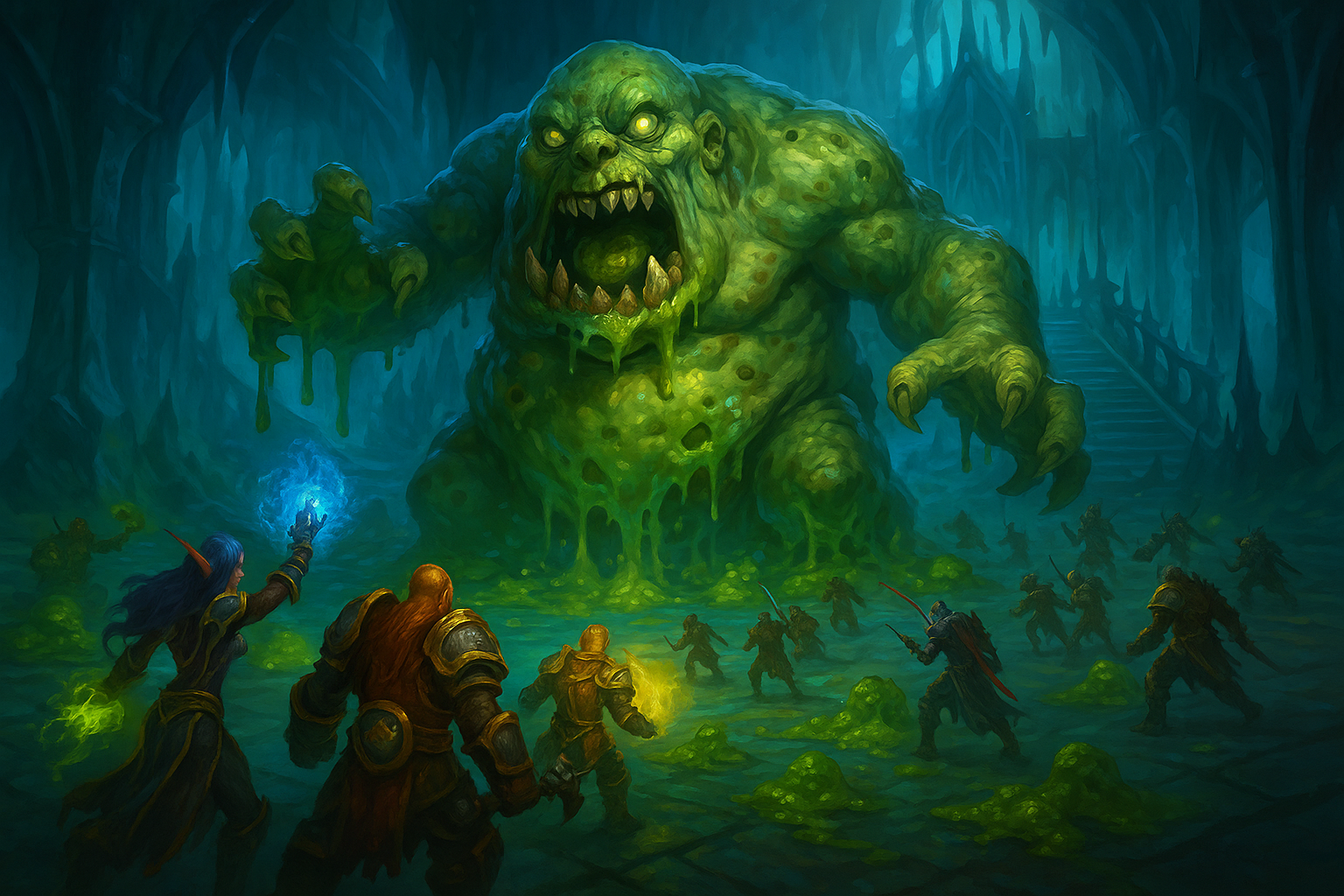 25 Man Rotface Strategy Overview and Raid Setup